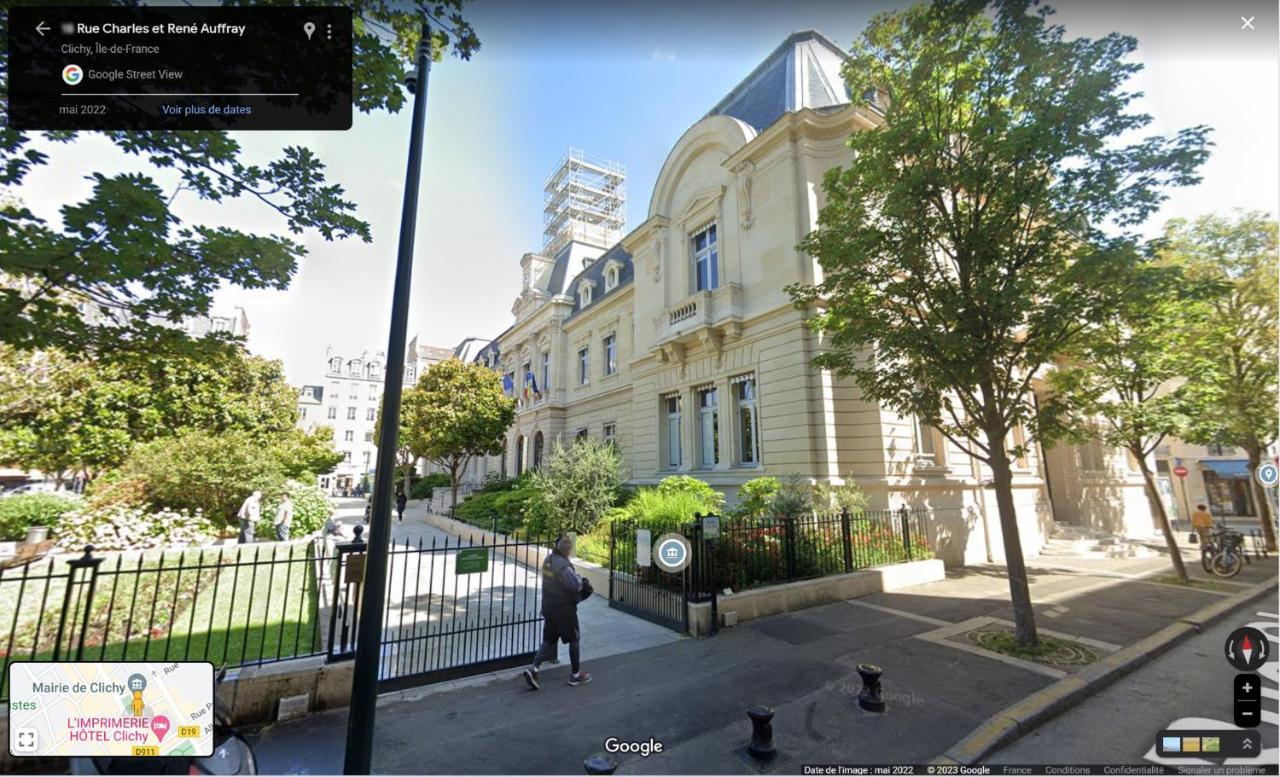 クリシーTres Beau 2P Avec Vaste Sejour Ensoleille - A 50 M Du Metro Du Marche Et De La Mairieアパートメント エクステリア 写真